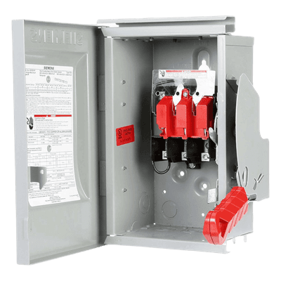 Interruptor de Seguridad / 240Vca / 3 Polos / 60A / Sin Fusible / NEMA 1 / Doble Ruptura