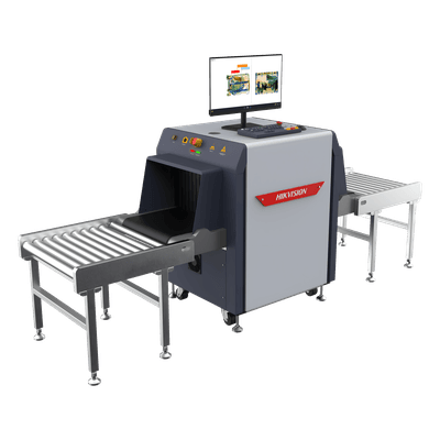 Máquina de Inspección por Rayos X / Túnel 500 x 300 mm / Capacidad 150 kg / Doble Cámara IP 2 Megapixel / Pantalla 23.8" Full HD / Penetración 30 mm