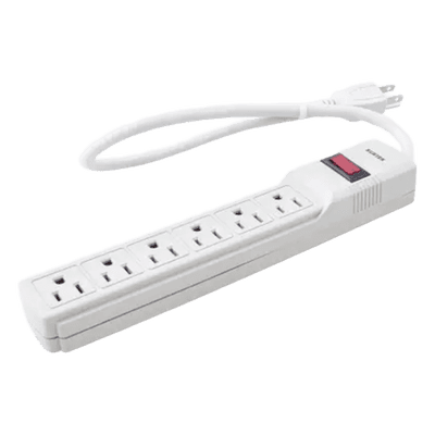 Multicontacto / Supresor de Picos 270 J / 6 Salidas NEMA 5-15R / Cable 45 cm (1.48 ft) / 15 A / 1875 W