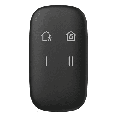 Control Remoto de Armado / 433 MHz Bidireccional / Teclas Programables / Batería CR2032 / 16 g / Negro