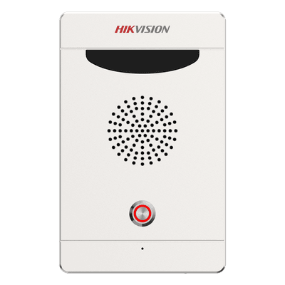 Estación de Alarma de Pánico / Audio Bidireccional / Altavoz 3W / Micrófono Omnidireccional 1 m / 2 Entradas y 2 Salidas de Alarma / IP65 IK08 / Aluminio Exterior