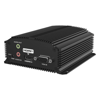 Codificador de Vídeo (Encoder) / Entrada HDMI o VGA / 1 Entrada de Audio