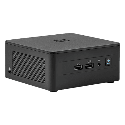 Mini PC NUC Barebone / Core i7-1360P (13 Gen) / Wi-Fi 6E + 2.5GbE / Bluetooth / No incluye Memoria RAM, SSD y S.O.  / Incluye fuente