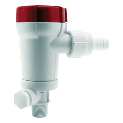 Bomba para Tanque de Cebo / 800 GPH / 12 VDC / Entrada Recta Grifo de Mar / Anti-Airelock / 3/4" NPT / Twist & Click
