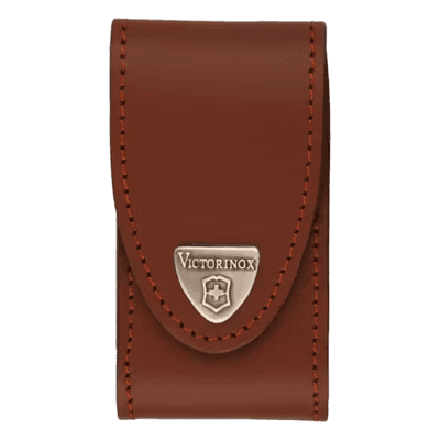 Funda de Piel / Cierre Velcro / 10 cm Alto / 0.1 kg / Color Café