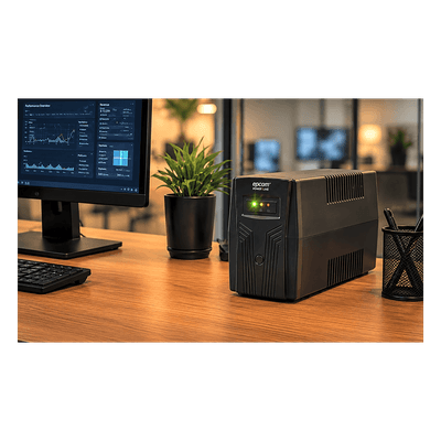 UPS de 1,000VA/600W / Topología Línea Interactiva / Entrada y Salida 120 Vca / Clavija NEMA 5-15P / 6 Tomas NEMA 5-15R
