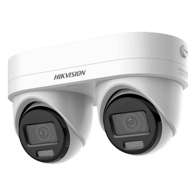 PanoVu Series / Lente Dual de 4 Megapixel / 2 Lentes Fijos de 2.8 mm / Recomendado para Pasillos o Esquinas / IP67 / IK10 / PoE / WDR 120 dB / Dual Light (30 mts IR + 30 Mts Luz Blanca) / Micrófono y Bocina Integrada / Micro SD / ACUSEEK