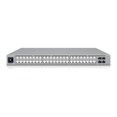 Switch Administrable / 48 Puertos / 32 × 10 GbE + 16 × 2.5 GbE / 4 × SFP28 25G / Capa 3 / 920 Gbps / Etherlighting™ / 1U Rack
