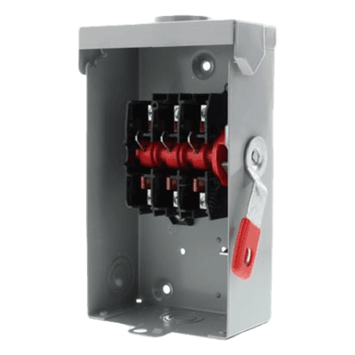 Interruptor de Seguridad / 240Vca / 3 Polos / 60A / Sin Fusible / NEMA 3R / Uso General