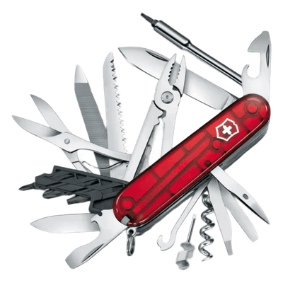 Navaja Multifunción / 39 Herramientas / Llave Tuercas Tecnológica / Dados Hexagonales D-SUB 4-5 mm / Bits Phillips-Torx-Hex / ABS-Cellidor / 91x34x27 mm / 187 g