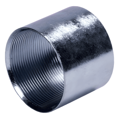 Cople para Tubo IMC / 1/2" (13 mm) / Acero Galvanizado / UL Listed / Pared Gruesa