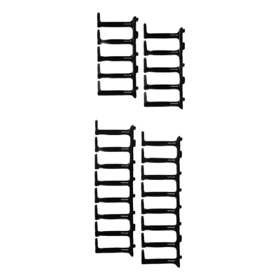 Kit de Dedos para Gestión de Cables / 48 UR / Dedos 100 mm / Montaje LH/RH / Color Negro