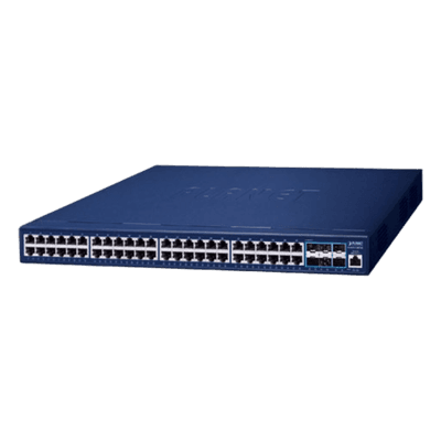 Switch Gestionado Capa 3 / 48 Puertos Gigabit / 6 Puertos SFP+ 10G / Routing IPv4/IPv6 / 216 Gbps / NMS Integrado