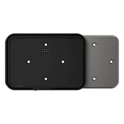 Adaptador de Montaje para Terminal POS / Compatibilidad VESA y Caja 86 mm / USB Alimentación y Datos / Liberación Rápida / Cerradura de Seguridad