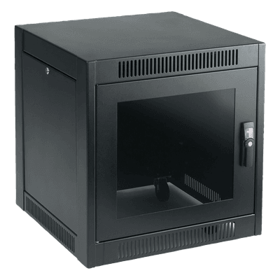 Gabinete de Piso / 11U / 700 x 600 x 900 mm / Acero 1.52 mm / Enfriamiento Pasivo / Ruedas / Cerradura / Paneles Extraíbles