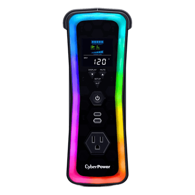 UPS Gamer de 1500 VA/1000 W, Topología Línea Interactiva, Entrada 120 Vca  NEMA 5-15P, y 13 Salidas NEMA 5-15R, Puerto USB, Con Regulador de Voltaje (AVR)