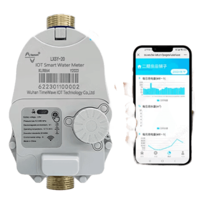 Medidor de Agua IoT / 1/2 Pulgada / LoRaWAN / Válvula Corte / 1.2 MPa / Clase 2 / IP67