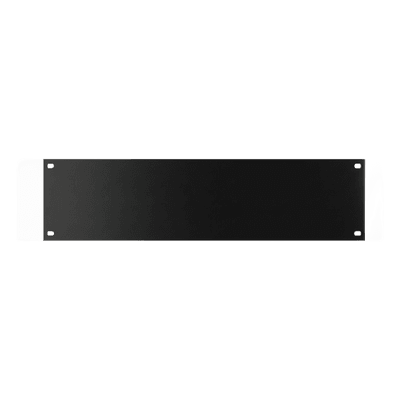 Tapa Ciega para Rack / 2 UR / Acero 2.66 mm / 3.47 x 19.00 x 0.11 in / Negro