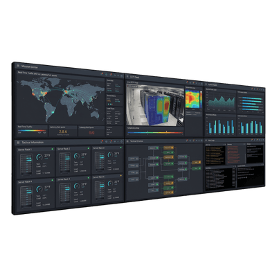 Kit de Video Wall LCD / 2x3 / 55" Full HD / 500 nits / Bisel 2.3 mm / Daisy Chain DP / 24/7