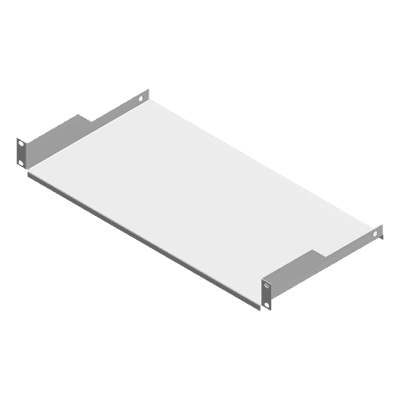 Charola para Rack / 19" / 2 Postes / 1U / 23 cm (9.1 ft) de Profundidad / Carga 3 kg / Color Blanco