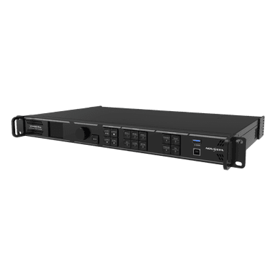 Controlador All-in-One para Videowall LED / 2.6 Millones de Píxeles / 4K×2K@60Hz / 6 Capas Simultáneas / 4 Puertos Ethernet Gigabit / Fibra Óptica 10G