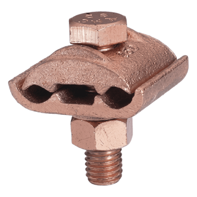 Conector Cable a Superficie Plana o Barra / Calibre 2/0 AWG a 250 KCMIL / Aleación de Cobre / Enterramiento Directo