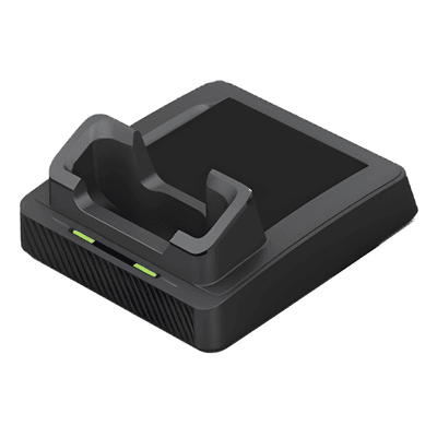 Cuna de Carga para PDA / DS-MH1421-202 / Carga Simultánea Dispositivo y Batería / Alimentación AC 100-240V / Salida DC 12V 2A / 0°C a 55°C