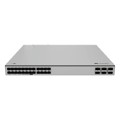 Switch Core Capa 3 / 24 Puertos 10GE SFP+ / 6 Puertos 100GE QSFP28 / Switching 1680 Gbps / Forwarding 1250 Mpps / iStack / Gestión Cloud / 1U