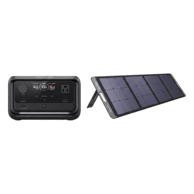 KIT DE PANEL SOLAR Y ESTACIóN DE BATERíA PORTáTIL
