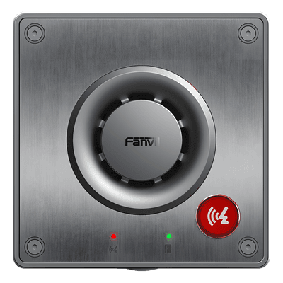 Intercom IP Exterior / Altavoz 5W / Doble Micrófono con Reducción de Ruido / IP66 e IK10 / Acero Inoxidable / PoE+ / 2 Líneas SIP