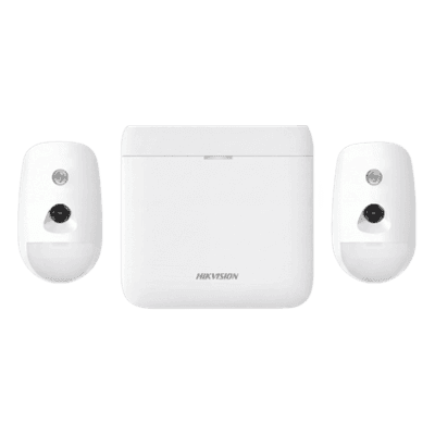 Kit de Alarma Inalámbrico / Hub GSM 3G/4G con Batería de Respaldo / 2 Detectores PIR con Cámara / 48 Zonas / Inmunidad a Mascotas 30 kg