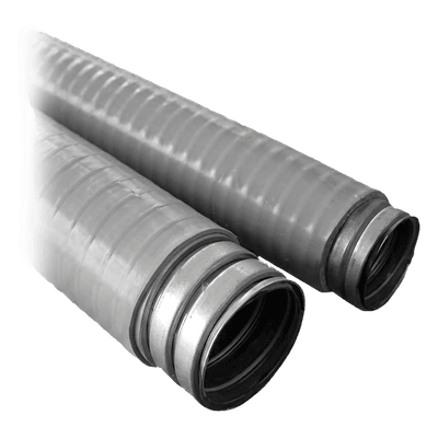Tubo Flexible Liquidtight / 2" (50 mm) / Acero Pregalvanizado + Forro PVC / Rollo 20 m (65.6 ft) / NEMA 4/IP-65