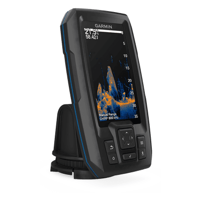 Ecosonda GPS / Pantalla 4.3' / Sonda CHIRP y ClearVü / Quickdraw Contours / IPX7