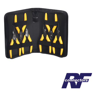 Juego de Pinzas / 6 Piezas / Acero Inoxidable / 108mm a 130mm / Salas Limpias