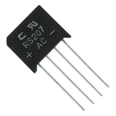 Puente Rectificador / 2 A / 50 A Sobrepico / 175°C / Epoxy