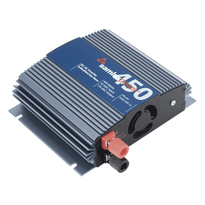Inversor de Corriente Onda Modificada / 450 W / Entrada 12 Vcc / Salida 115 Vca 60 Hz / 2 Contactos de Salida
