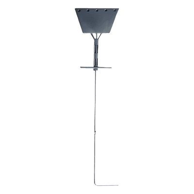 Ancla de Piso Tipo Paleta / Varilla 3/4" / Placa 1/2" (13 mm) / Longitud 195 cm (6.4 ft) / Galvanizado por Inmersión en Caliente / 22.5 kg