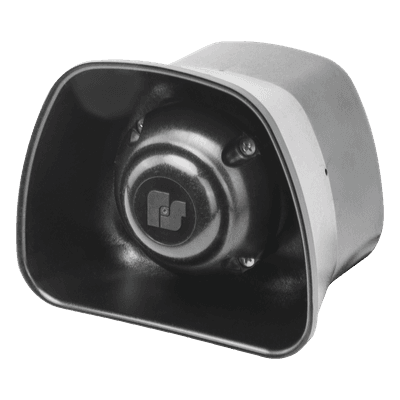 Sirena/Bocina Compacta / 30 W / 112.3 dBA / 16 Tonos / 12 V / 11.5 ft / CE
