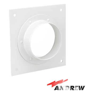 Placa Pasamuros / 1 Puerto 4.0' / Aluminio / IP66 / 7.00' x 7.00'