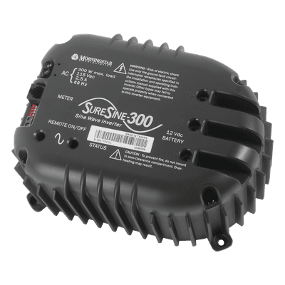 Inversor de Onda Sinusoidal Pura / 300 W / 12 VCC a 110 VCA / 85-90% Eficiencia / UL / Uso Industrial