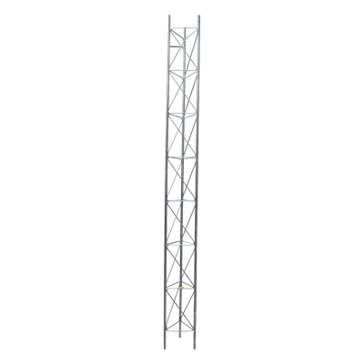 Tramo de Torre Arriostrada / 3 m (9.8 ft) x 30 cm / Galvanizado por Inmersión / Resistencia Viento 200 km/h / Carga 200 kg / Acero A-36 / Zonas Húmedas
