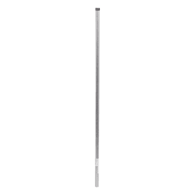 Poste de Esquina para Cerca Electrificada / 1.2 m (3.9 ft) / Tubo Galvanizado Calibre 18 / Diámetro 1' / 5 Aisladores