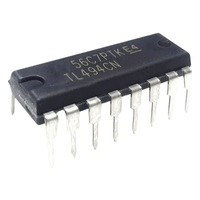 Controlador PWM / 300 kHz / 7-40 V / 2 Salidas / PDIP-16 / -40°C a +85°C