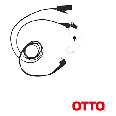 Micrófono-Audífono Profesional de 2 Cables para KENWOOD NX200/300/410/5000, TK-480/2180/3180