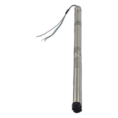 Bomba Sumergible Solar / 1.4 kW / Dual AC-DC 90-240V CA / 30-300V CC / IP68 / MPPT / Rotor Hélice Altura Elevada