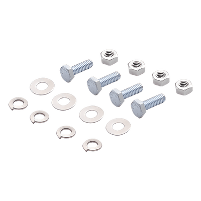 Kit de Tornillos para Celdas Solares / 1/4' x 3/4' / Rosca Estándar / Acero Anticorrosión / 4 Unidades
