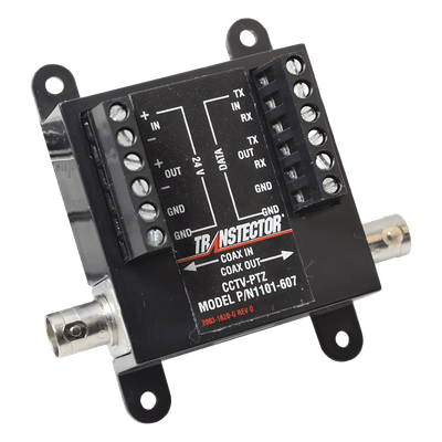 Protector Cámaras PTZ CCTV / SASD / 12-24V + Coaxial BNC + RS-232/422/485 / 150A / Bidireccional