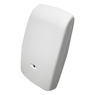 Detector de rotura de vidrio / Alcance 7.6 m sin mínimo / 4 niveles de sensibilidad / Polling loop V-Plex / Listado UL/ULC