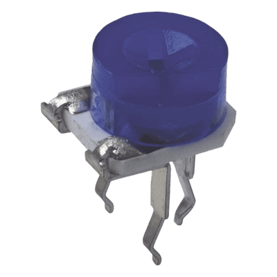 Potenciómetro Trimpot / 6 mm Redondo / 1 MΩ / 1 Vuelta / 0.2 W / Montaje Horizontal / Ajuste Vertical / PCB