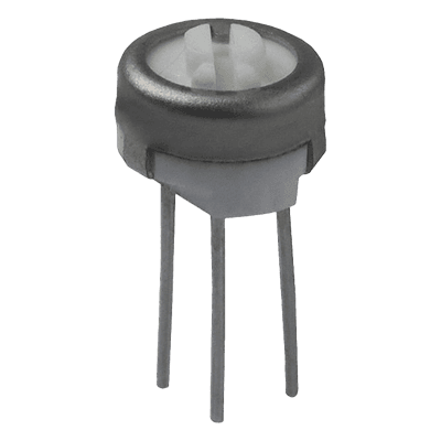 Potenciómetro Cermet Trimer / 200 kΩ / 1 Vuelta / 0.5 W / 0.250" Diámetro / Terminales PCB / -55°C a +150°C